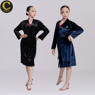 Colorway/康乐为女童拉丁赛袍战袍走秀表演摩登服更衣换衣袍25169