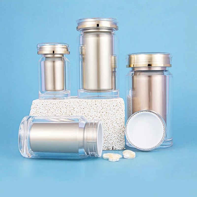 现货新款高档保健品瓶塑料分装空瓶子藏红花大圆瓶亚克力胶囊瓶子,橡塑材料及制品,塑料桶/塑料瓶/塑料罐,淘宝优惠券,粉丝福利购,淘宝优惠卷