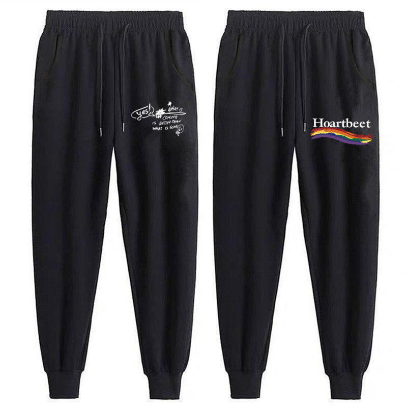 春夏薄款休闲运动长裤子男潮流宽松学生束脚哈伦跑步卫裤青少年帅