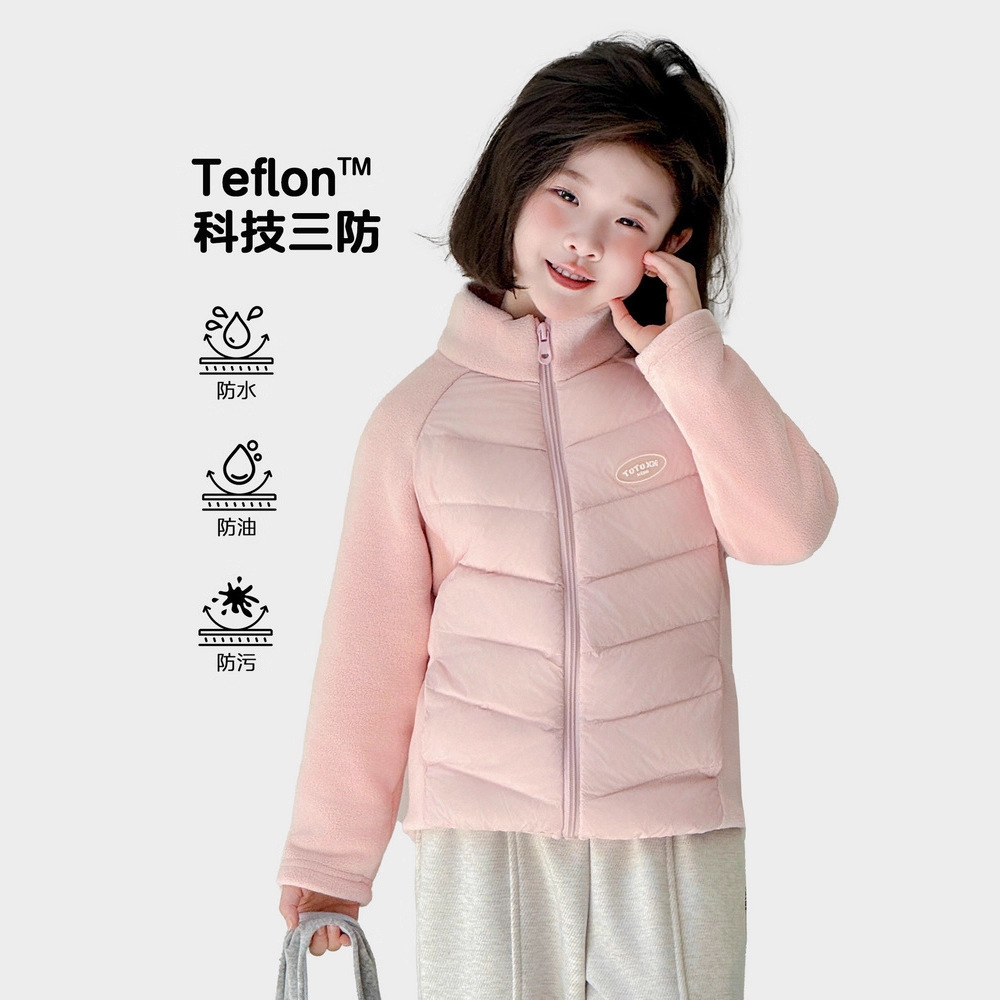 童装女童羽绒服2025冬装新款儿童羽绒外套校服神器内搭生日礼物