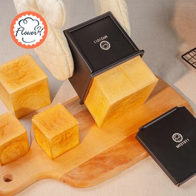 风和日丽低糖吐司盒模具黑色节能不沾生土司面包家用烘焙工具250g