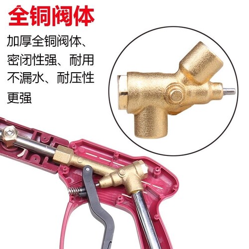 高压水枪接头配件阀体开关全铜380/280家用清洗机刷车机水抢55840