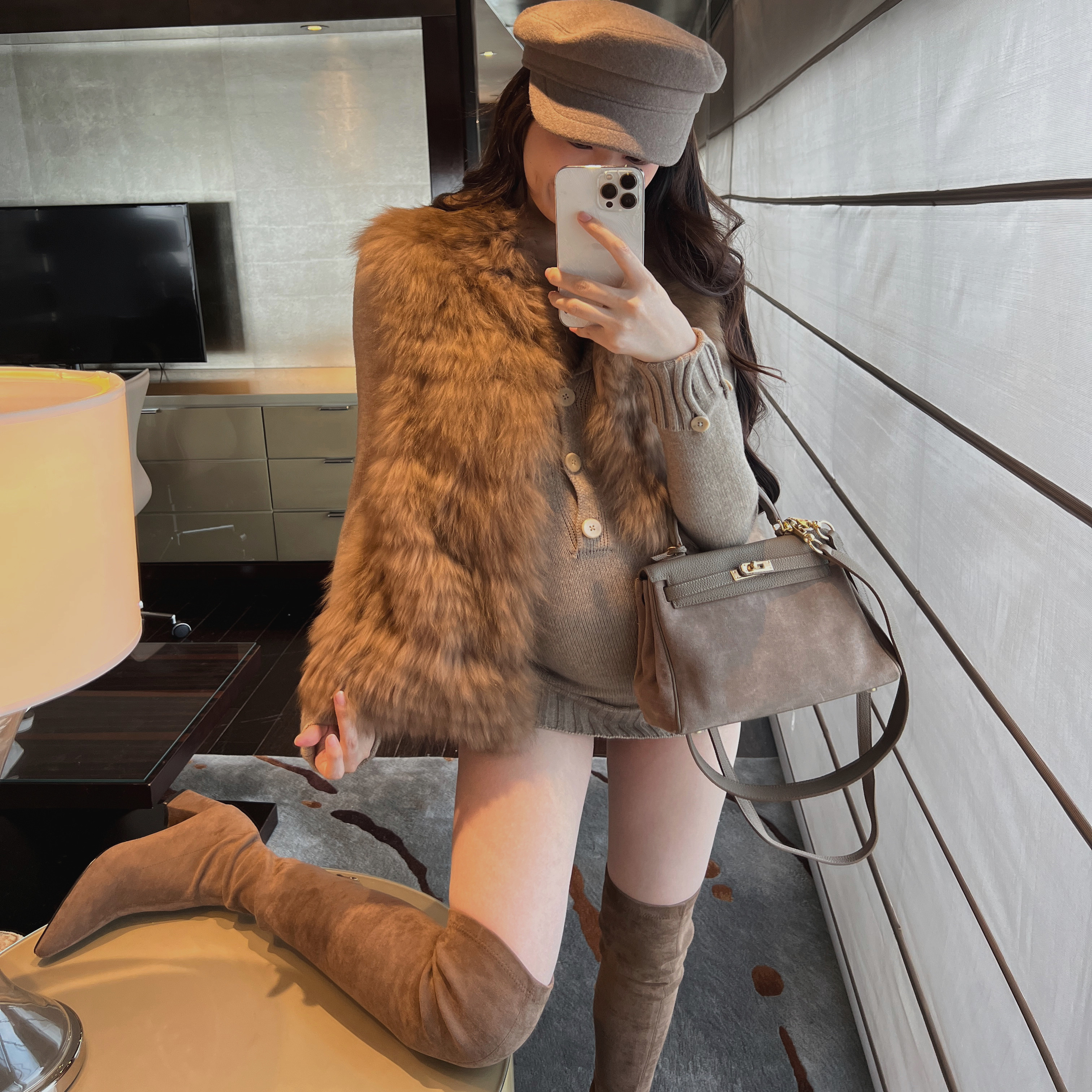 IN MIMIFACE 特价 售完无补 毛毛马甲