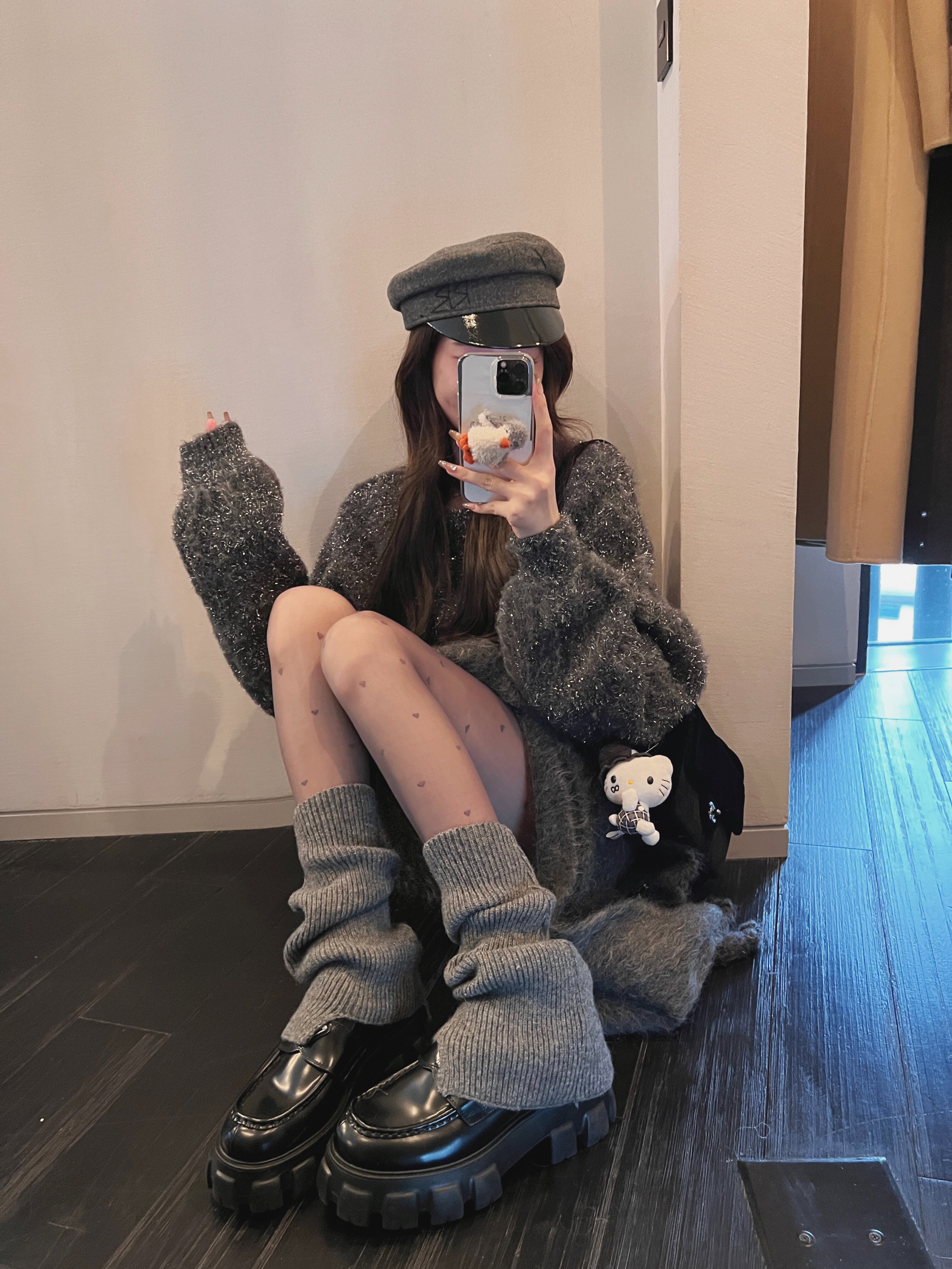 INMIMIFACE毛线袜套女