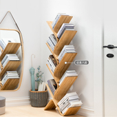 落地书架书柜置物架创意书柜办公室组合架客厅隔断展示柜飘窗书架