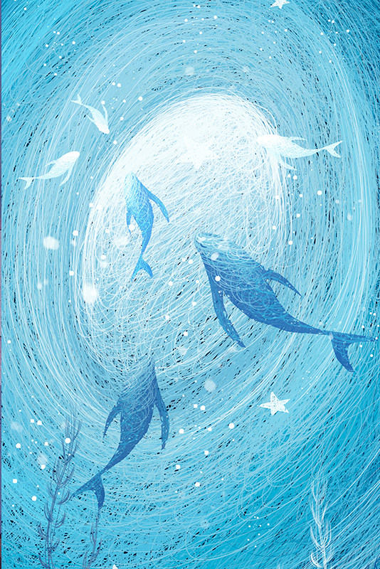 治愈系心理挂图心理咨询室风景挂画心灵治愈优美挂图装饰画