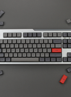 dolch复古黑灰61/64/68/98/108PBT热升华XDA球帽133键小全套键帽