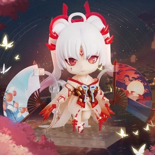 阴阳师不知火阿离Q版 1608可换脸动漫游戏手办公仔桌面粘土人摆件