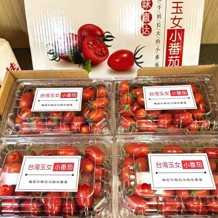 台湾原种玉女小番茄 皮薄无酸 超甜爆浆圣女果番茄红素4盒包顺丰,水产肉类/新鲜蔬果/熟食,番茄,淘宝优惠券,粉丝福利购,淘宝优惠卷