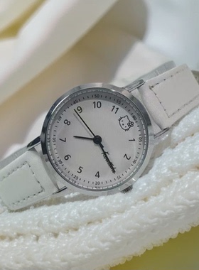 2025学生闺蜜手表女考试KT猫高颜值手表初高中简约石英表防水新款