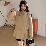 26春新品！出货中质感短款风衣C267P155K248，女装风衣，两个王小姐