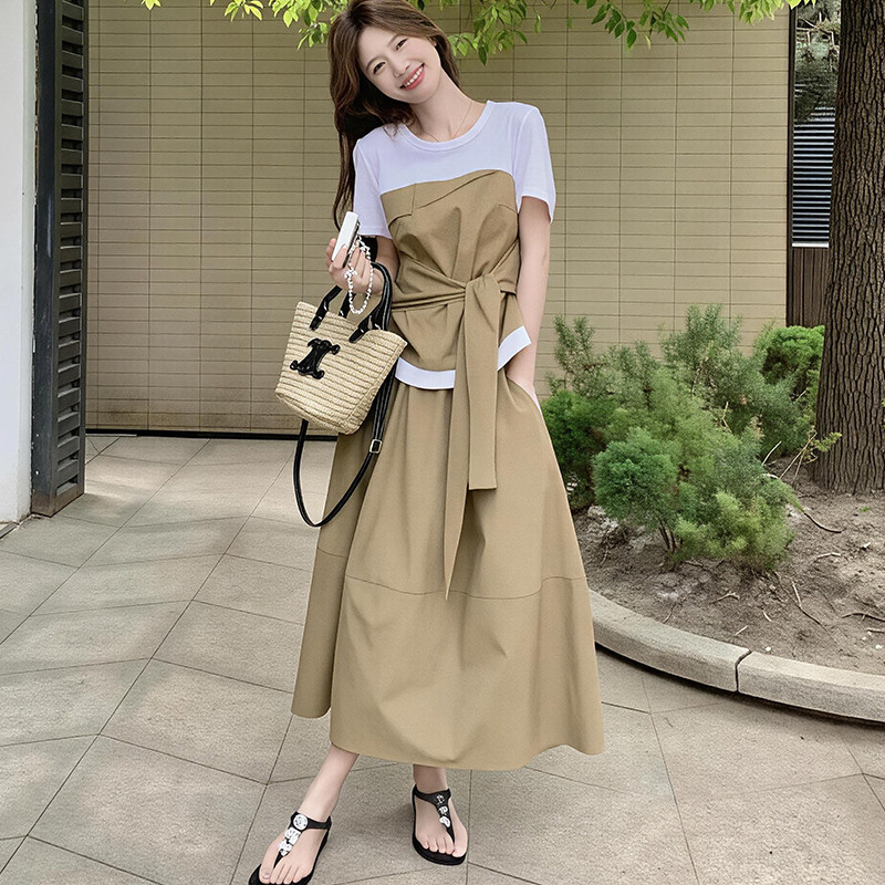 新款！现货！法式套装连衣裙C308P150K248,女装连衣裙,两个王小姐