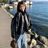 26春新款！现货！蕾丝皮衣Q190P165K258，女装皮衣，两个王小姐