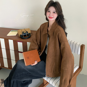 26春新款！现货！麂皮小外套 C266P165K258图片