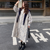 春款现货！磨毛连衣裙+披肩两件套Q180P160K258，女装连衣裙，两个王小姐