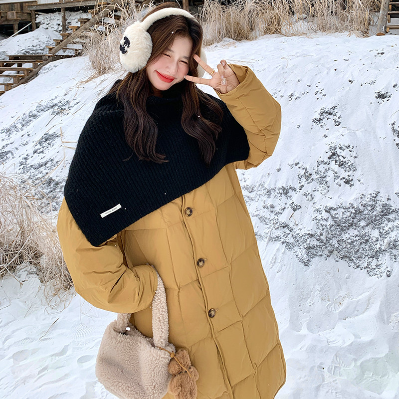 新款！现货！围巾羽绒服两件套D361P275K378，女装羽绒服，两个王小姐