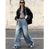 新款！弯刀高腰牛仔裤C280P145K238，女装牛仔裤，两个王小姐