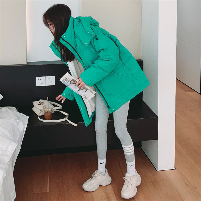 主推款！！现货！！bv绿连帽工装羽绒D212P195K298,女装羽绒服,两个王小姐