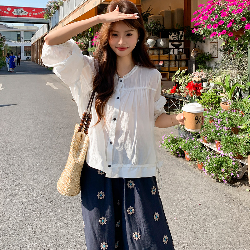新款！上衣裤子都有价格看详情C291P666K666，女装衬衫，两个王小姐