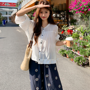 新款！上衣裤子都有 价格看详情C291P666K666，女装衬衫，两个王小姐