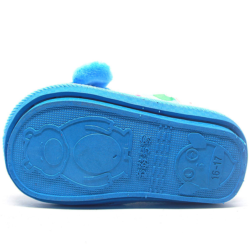 Pantoufles enfants en suède - semelle EVA - Ref 1003824 Image 3