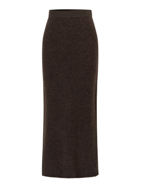 MHV ARCHIVE 女士长款羊毛混纺毛织针织长裙