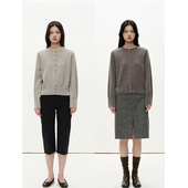 ARCHIVE 25新款 100%美利奴羊毛 MHV 女士排扣羊毛开衫