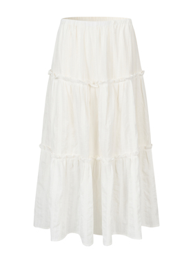 MHV ARCHIVE 夏日度假 拼接提花 双层防透 盖脚面 女士半裙