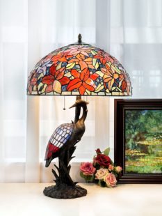 【百合花】豪蒂灯饰 22寸欧美覆古典全铜增值传世收藏客厅大台灯