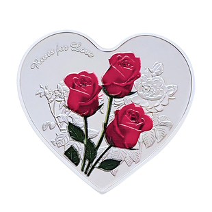 情人节520爱心玫瑰过生日纪念币硬币七夕送女友表白礼物伴手礼