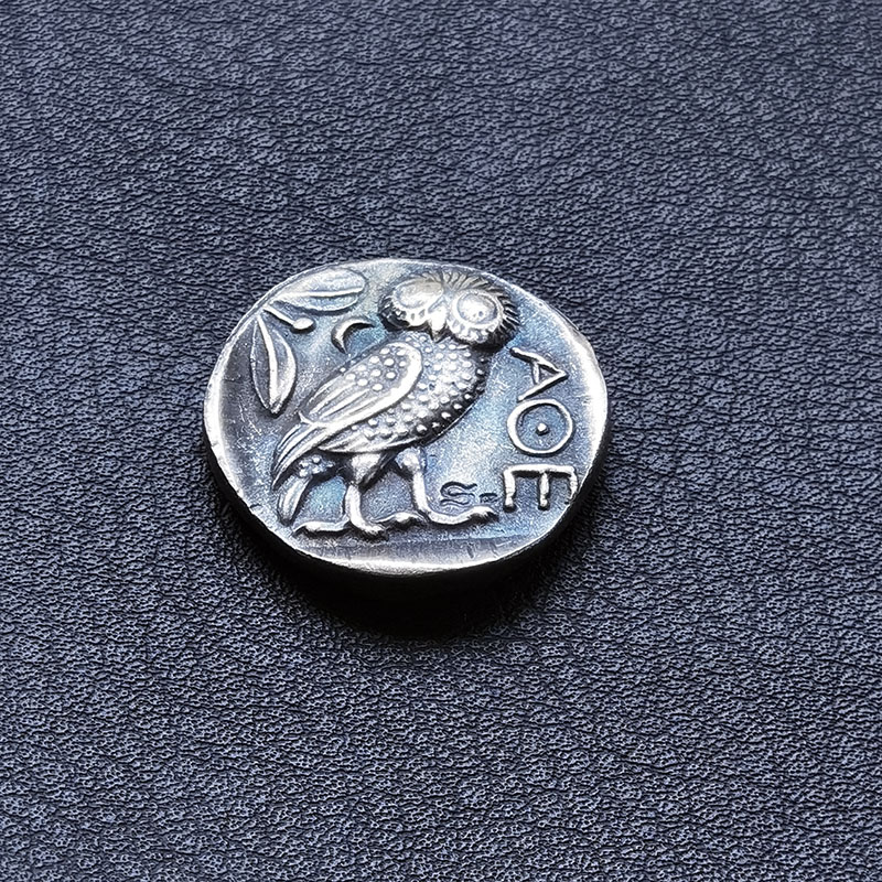 古希腊雅典娜猫头鹰仿古钱币礼品