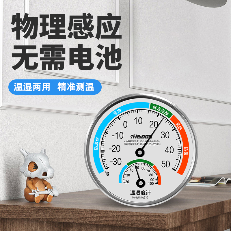 温湿度计家用室内高精度温度表婴儿房多功能壁挂式精准创意温度计