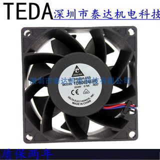 TDD0824。 8038 24V 0.75A 8CM双滚珠变频器大风量风扇