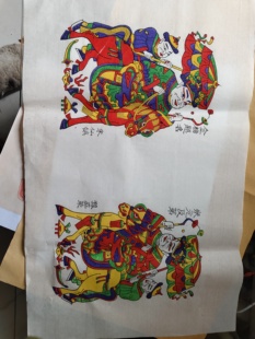 木版年画非遗手工拓印状元及第传统套印手工木版武门神