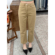 百搭小个子烟管裤 新款 女2026年春夏季 卡其高腰显瘦直筒九分牛仔裤