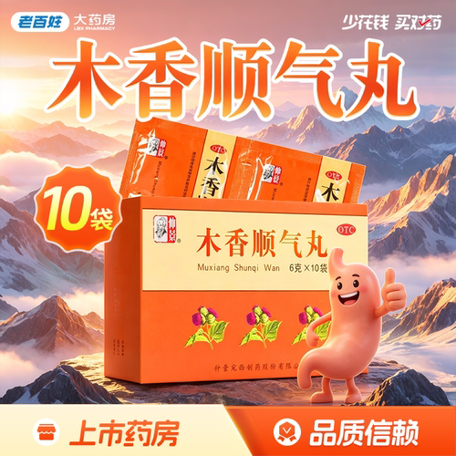 [仲景]木香顺气丸60mg*100丸*10袋/盒
