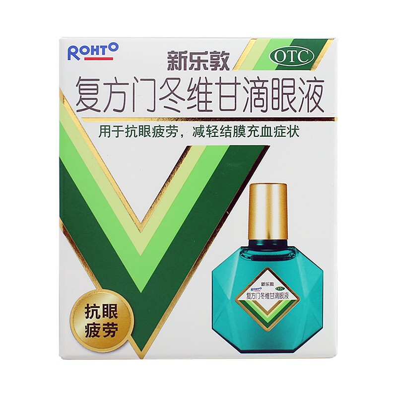 曼秀雷敦 新乐敦 复方门冬维甘滴眼液13ml 缓解眼疲劳眼药水