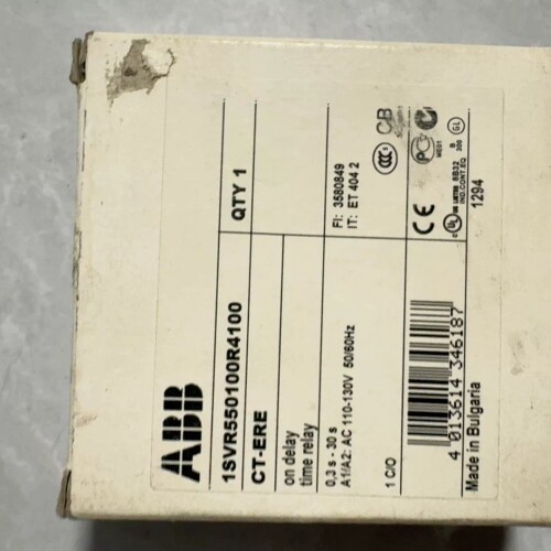询价-ABB时间继电器CT-ERE，型号1SVR550100R41