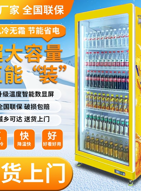 饮料冷藏展示柜风冷无霜立式网红酒水柜商用超市便利店啤酒保鲜柜