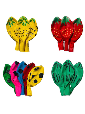 36寸正圆加厚防爆西瓜草莓菠萝足球公园街卖摆摊热卖打卡大气球