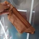 Кожаный, желтый