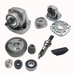 适配嘉源鑫立无刷角磨机配件机头总成齿轮输出轴头壳100型总成