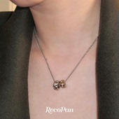 RecoPan星辰系列 原创高级轻奢感简约百搭拉丝精致金银项链锁骨链