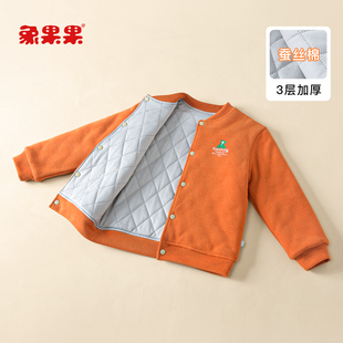 象果果校服神器内搭女童上衣内胆小学生冬季内穿小棉袄儿童初中生
