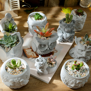 滴胶模具香薰蜡烛杯花瓶收纳硅胶石膏杯磨具水泥混凝土收纳多肉