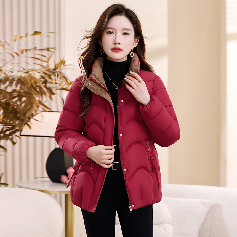 冬季羽绒棉棉衣女保暖棉服外套