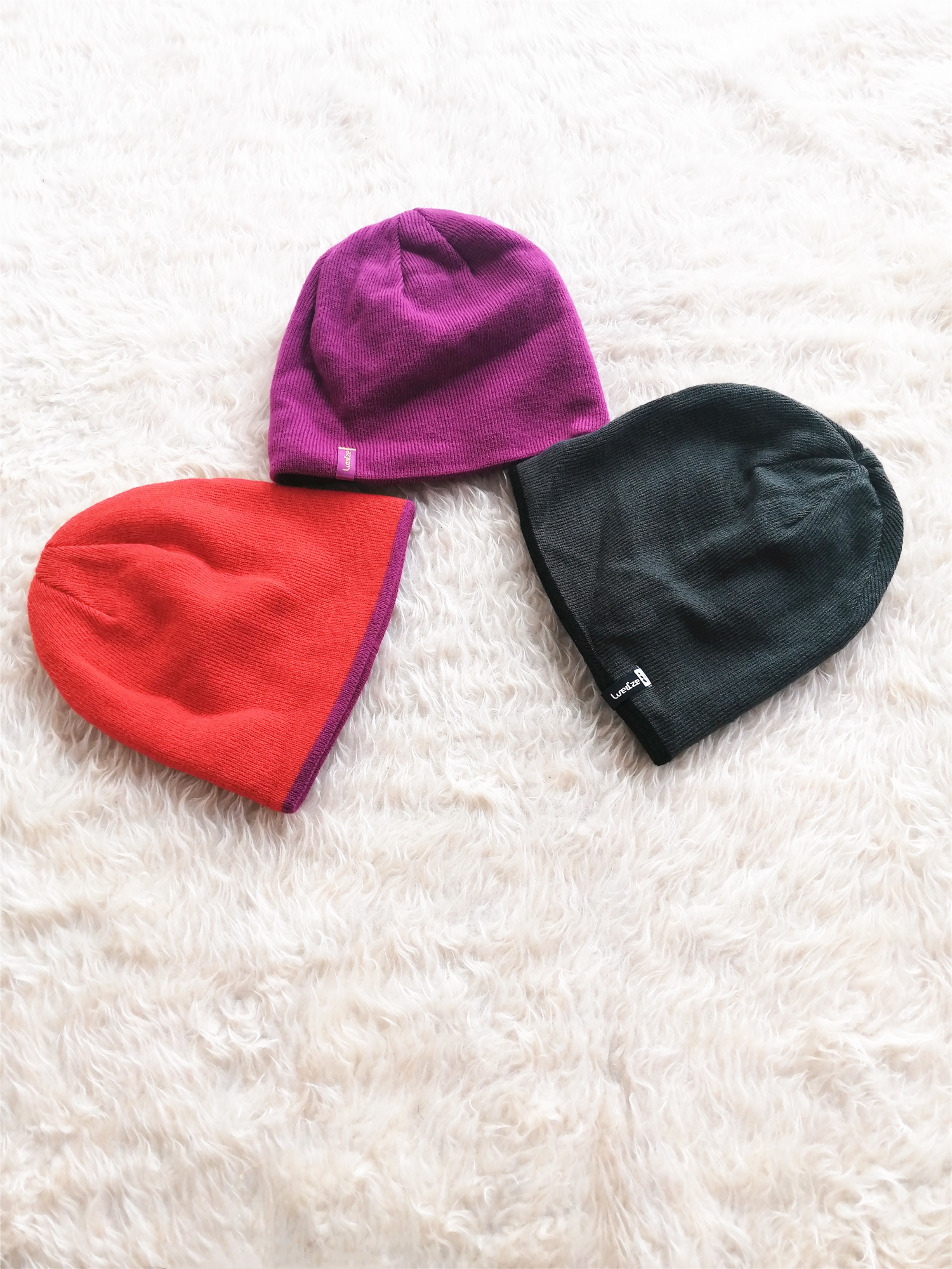 外贸清仓弹力简约百搭双层毛线帽