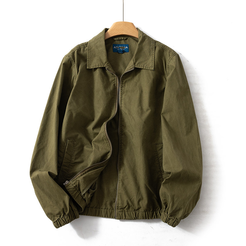 H21-3秋季新品女装纯色工装休闲翻领夹克拉链长袖棉布风衣外套,女装/女士精品,短外套,淘宝优惠券,粉丝福利购,淘宝优惠卷