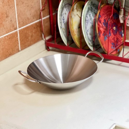 304不锈钢加厚圆底干锅麻辣香锅