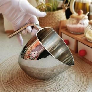 一眼心动 加深加厚304不锈钢泡面热奶锅烘焙奶壶水果带提手沙拉碗